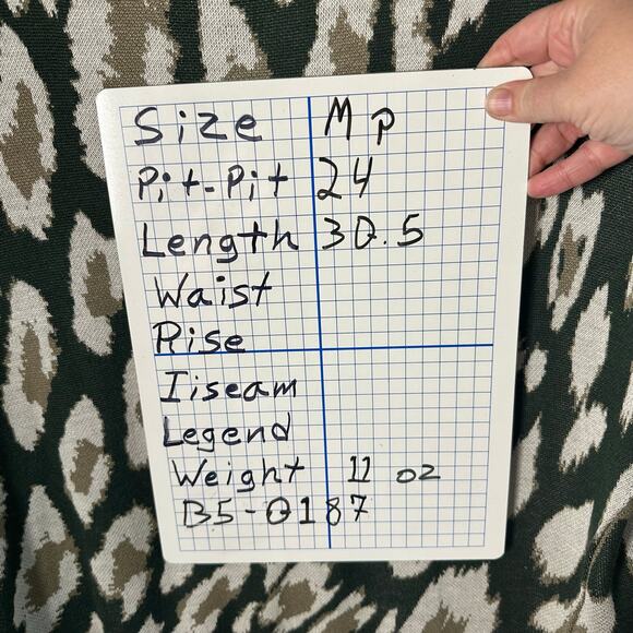 Worderby cheetah print sweater, green background, soft animal print petite - Picture 8 of 8